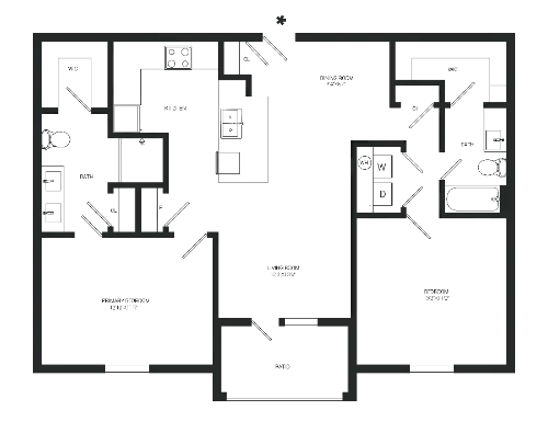 Gray Branch Apartments McKinney FloorPlan 8