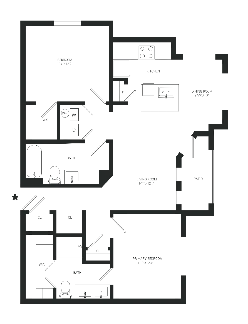 Gray Branch Apartments McKinney FloorPlan 9