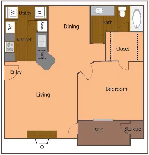 Greenbriar Apartments Plano Floor plan 2