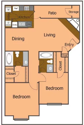 Greenbriar Apartments Plano Floor plan 4