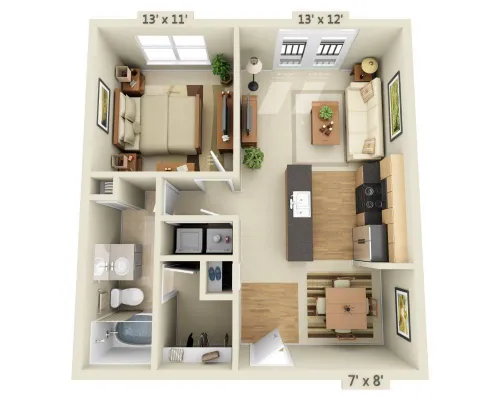 Legacy Village Apartment Homes Plano FloorPlan 4