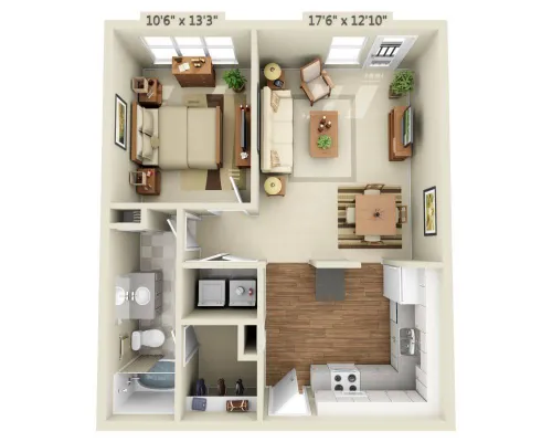 Legacy Village Apartment Homes Plano FloorPlan 7