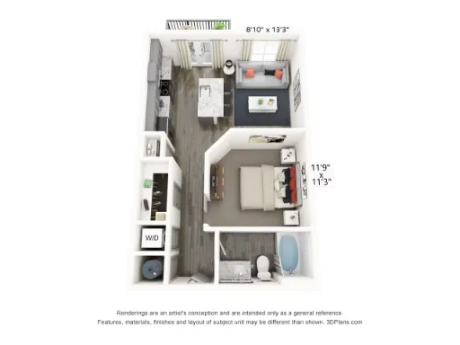Lucia Apartments Frisco Floorplan 1