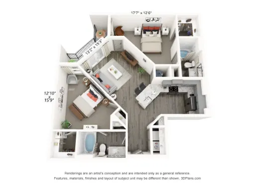 Lucia Apartments Frisco Floorplan 12
