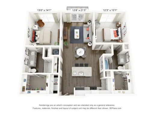 Lucia Apartments Frisco Floorplan 13