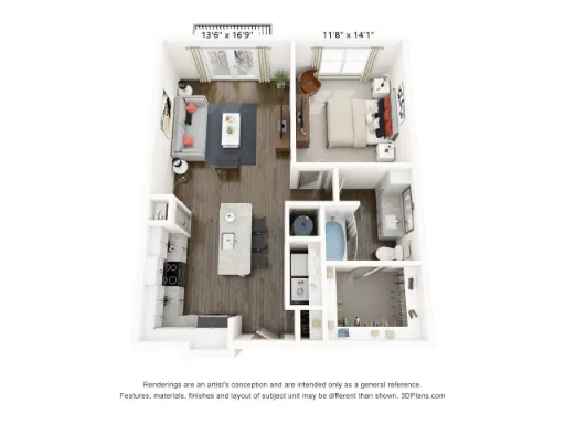 Lucia Apartments Frisco Floorplan 3