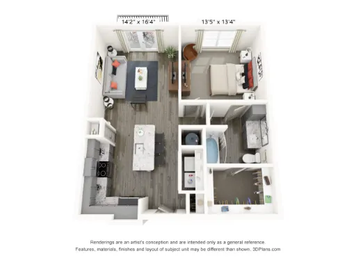 Lucia Apartments Frisco Floorplan 4