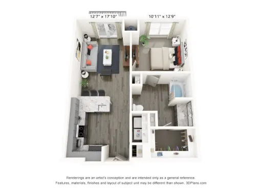 Lucia Apartments Frisco Floorplan 5