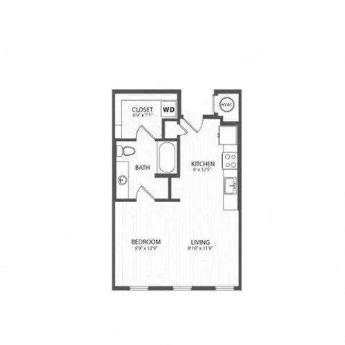Luxia Preston Plano FloorPlan 1