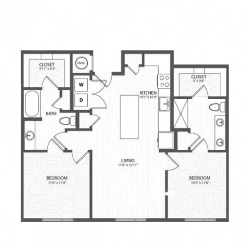 Luxia Preston Plano FloorPlan 13