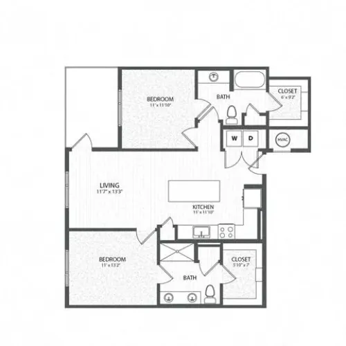 Luxia Preston Plano FloorPlan 14