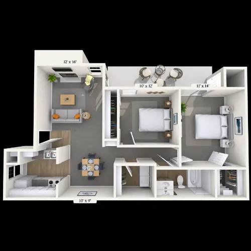 MAA Highwood Plano FloorPlan 12