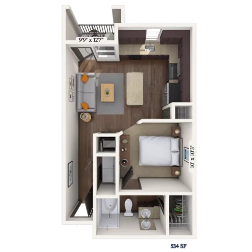 MAA Market Center Floor plan 1