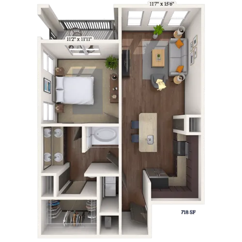 MAA Market Center Floor plan 10