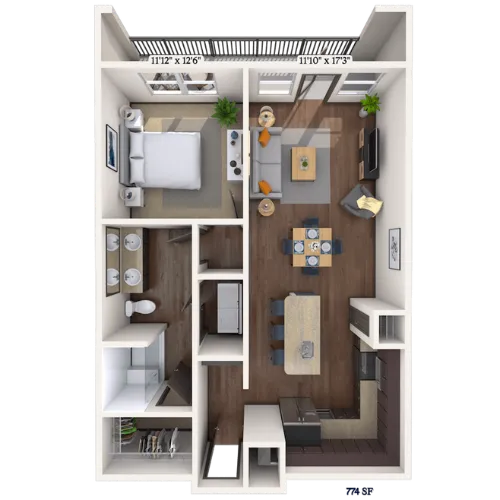 MAA Market Center Floor plan 11