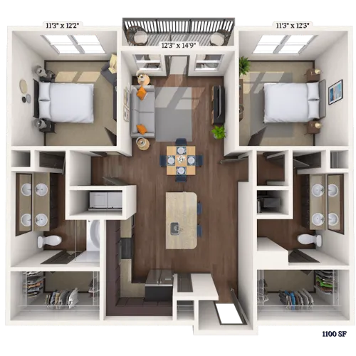 MAA Market Center Floor plan 13