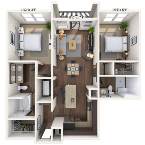 MAA Market Center Floor plan 14