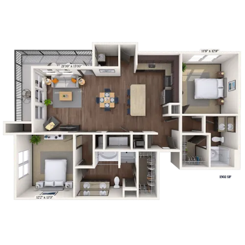 MAA Market Center Floor plan 16