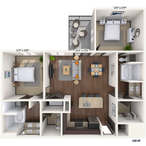 MAA Market Center Floor plan 18