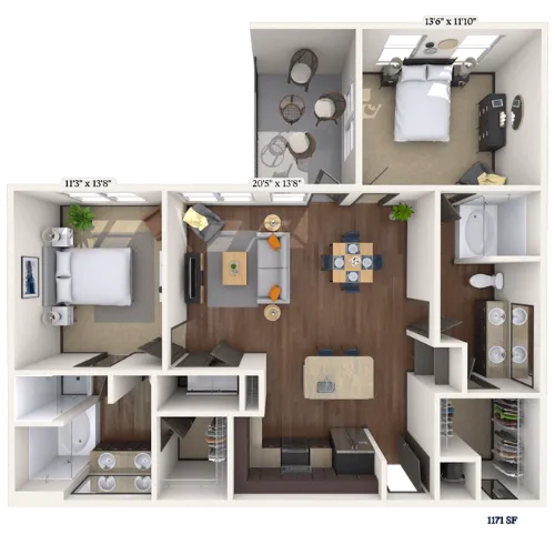 MAA Market Center Floor plan 19