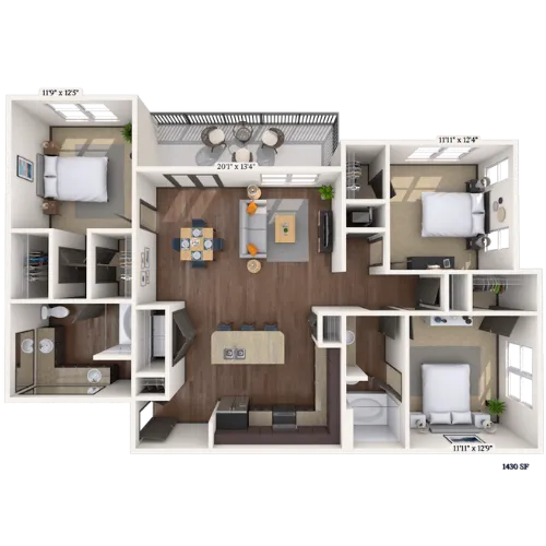 MAA Market Center Floor plan 20