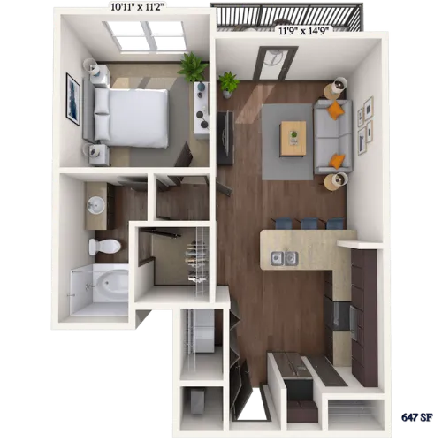 MAA Market Center Floor plan 3