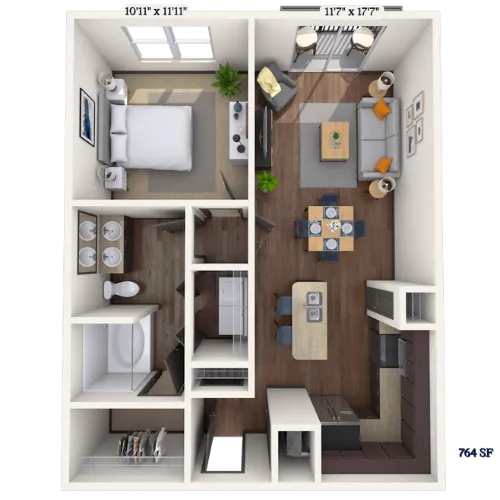 MAA Market Center Floor plan 4