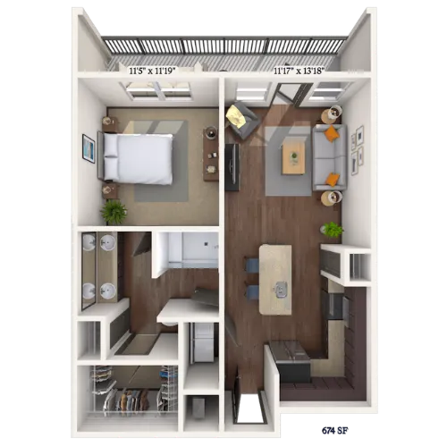 MAA Market Center Floor plan 6