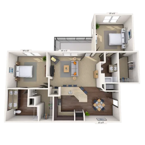 MAA Starwood Frisco Floor plan 5