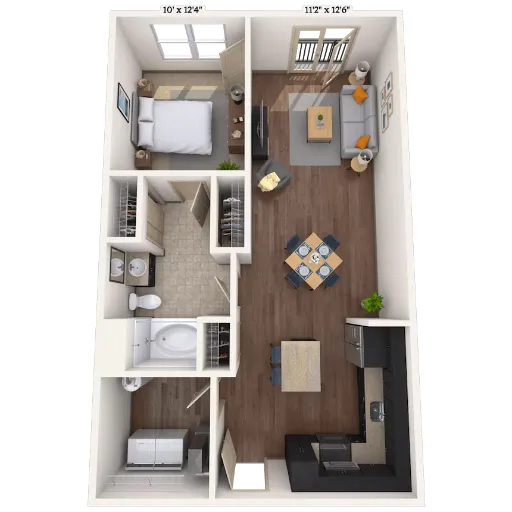 MAA Times Square McKinney Floorplan 1