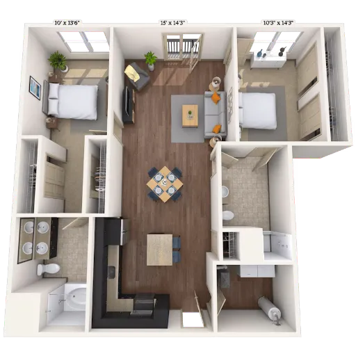 MAA Times Square McKinney Floorplan 10
