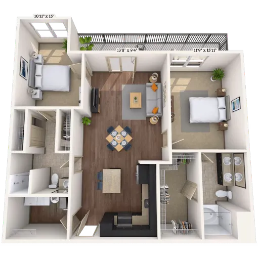 MAA Times Square McKinney Floorplan 11