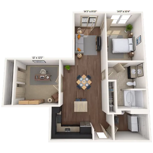 MAA Times Square McKinney Floorplan 5