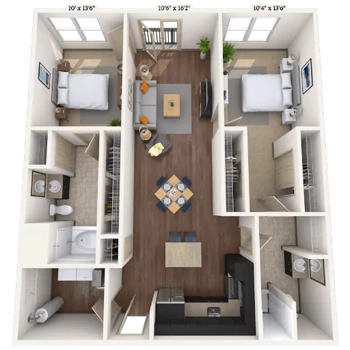 MAA Times Square McKinney Floorplan 7