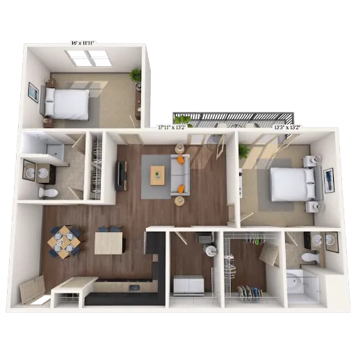 MAA Times Square McKinney Floorplan 9