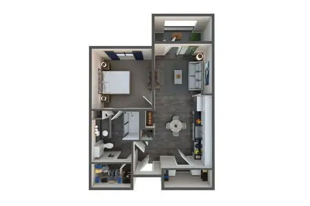 Marquis Dominion Apartments FloorPlan 1