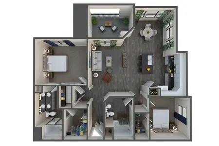 Marquis Dominion Apartments FloorPlan 10