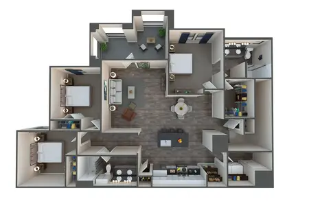 Marquis Dominion Apartments FloorPlan 17