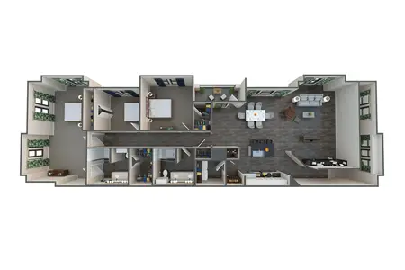 Marquis Dominion Apartments FloorPlan 18
