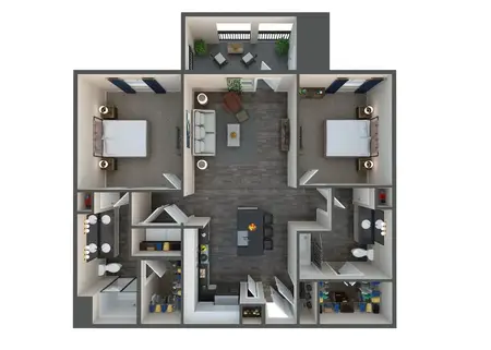 Marquis Dominion Apartments FloorPlan 9