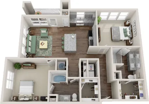 McKinney Terrace Floorplan 7