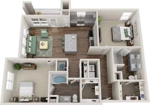McKinney Terrace Floorplan 8