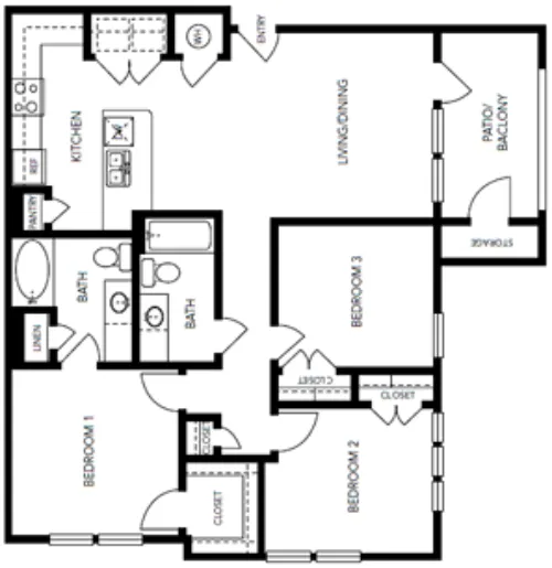 Merritt McGowan Manor McKinney FloorPlan 3