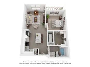 Mustang Station Farmers Branch Floorplan 4