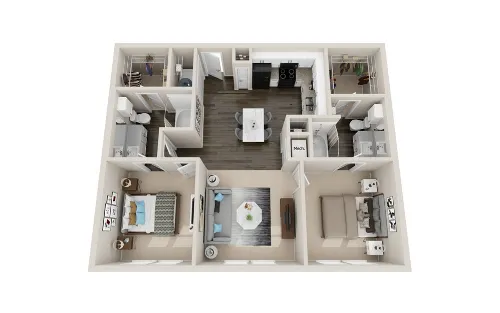 Newman Village Apartments Frisco Floor plan 14