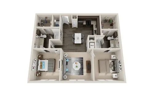 Newman Village Apartments Frisco Floor plan 15