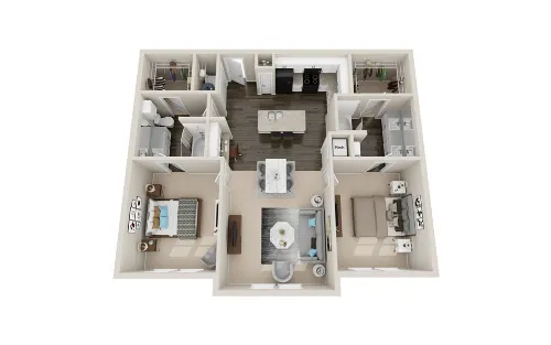 Newman Village Apartments Frisco Floor plan 16