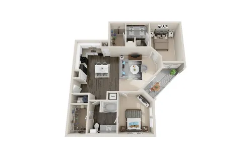 Newman Village Apartments Frisco Floor plan 18