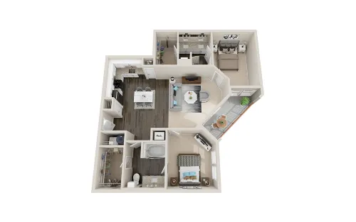 Newman Village Apartments Frisco Floor plan 19