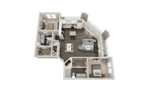 Newman Village Apartments Frisco Floor plan 20